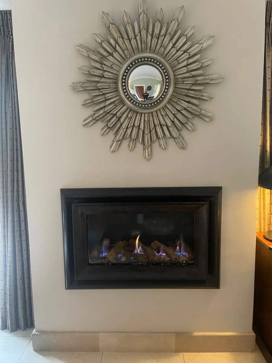 Gas Fire & Marble Fireplace - Image 1