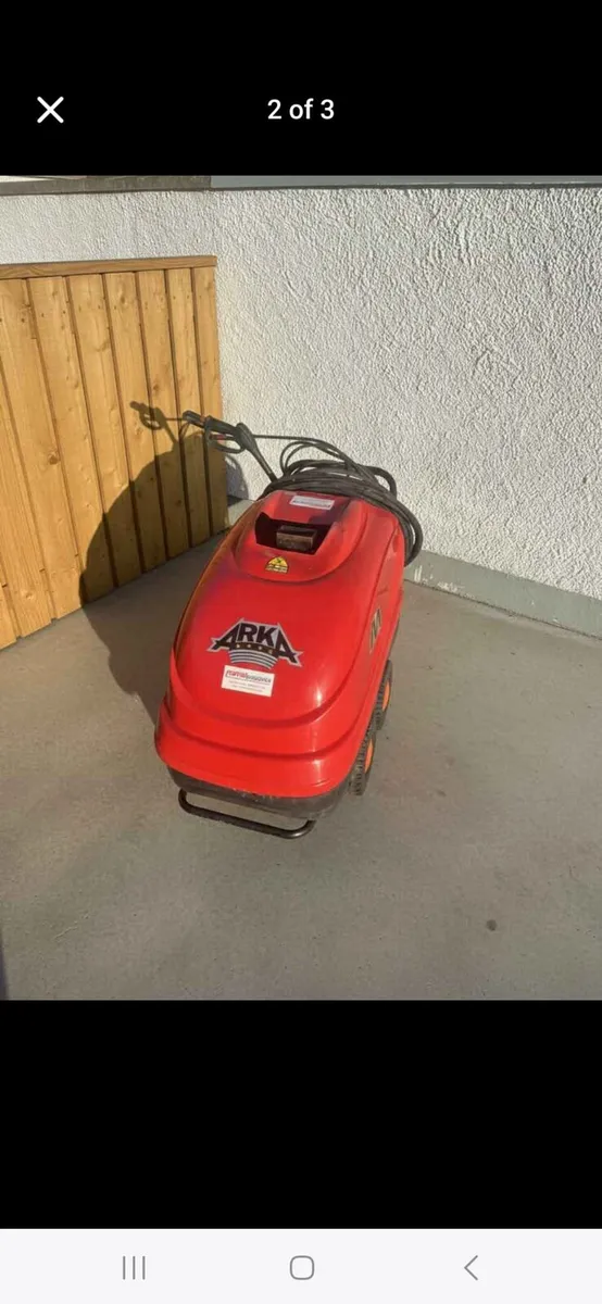 Arka industrial hot and cold water pressure washer - Image 1