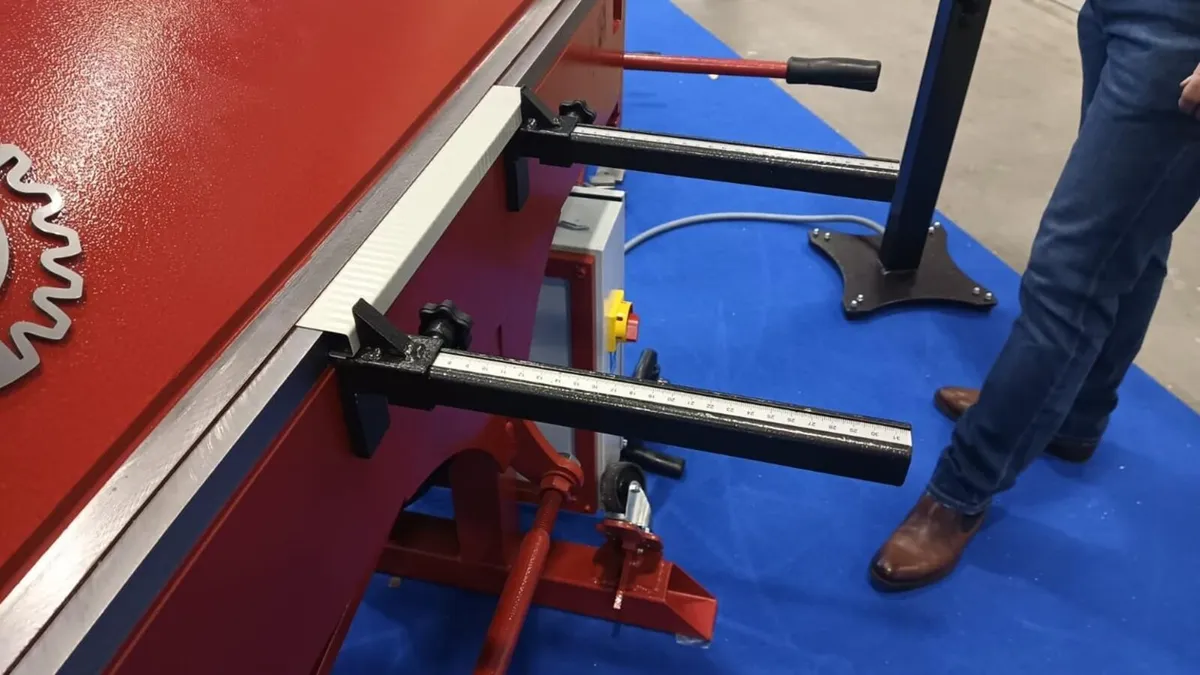 Magnetic measuring gauge sheet metal folder 36cm - Image 1