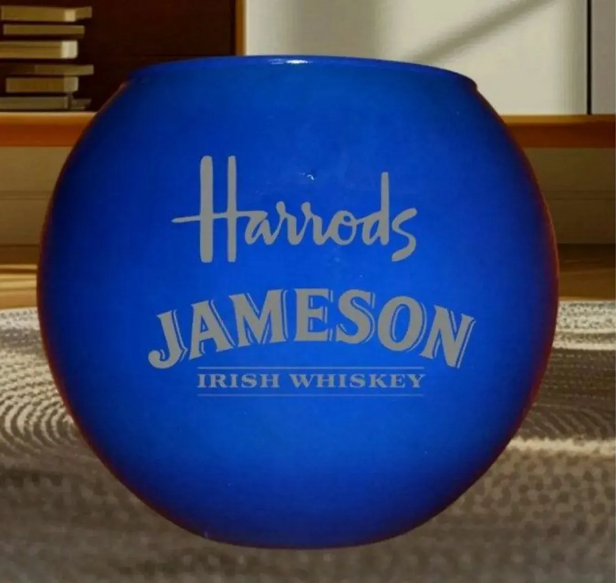 Vintage Harrods & Jameson Glass Ice Bucket - Image 2