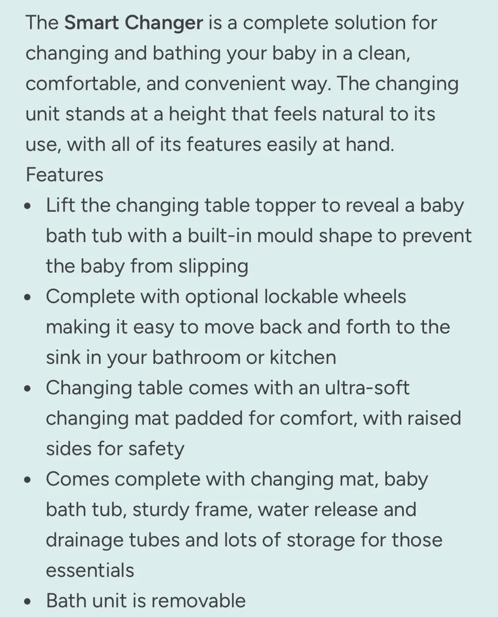 Baby Changing Unit - Image 4