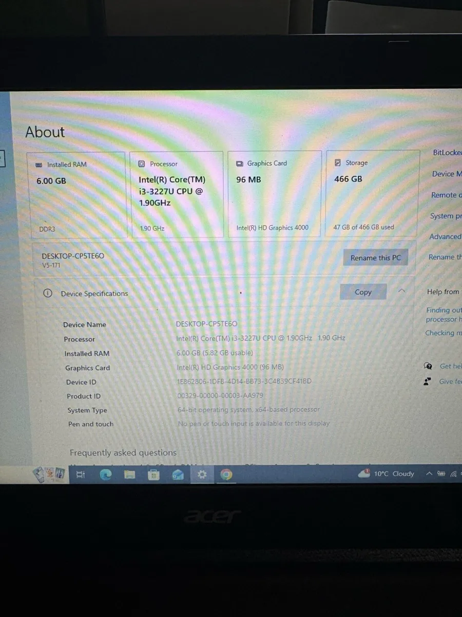 Acer small laptop - Image 4