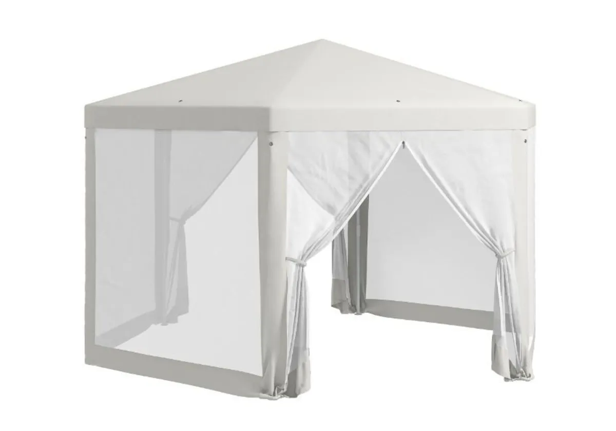 4m Hexagon Gazebo Party Tent - Image 1