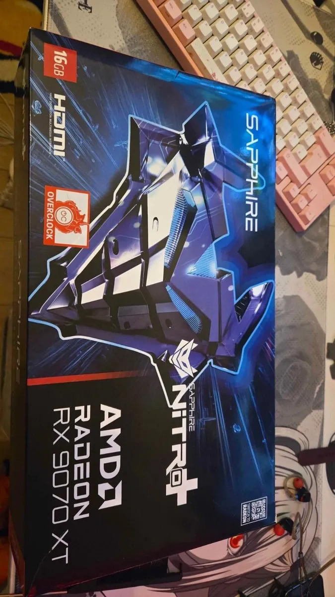 Sapphire NITRO+ AMD RX 9070 XT OC 16gb video card - Image 1