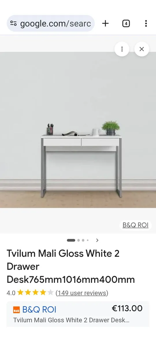 Heavy B&Q desk - Image 3