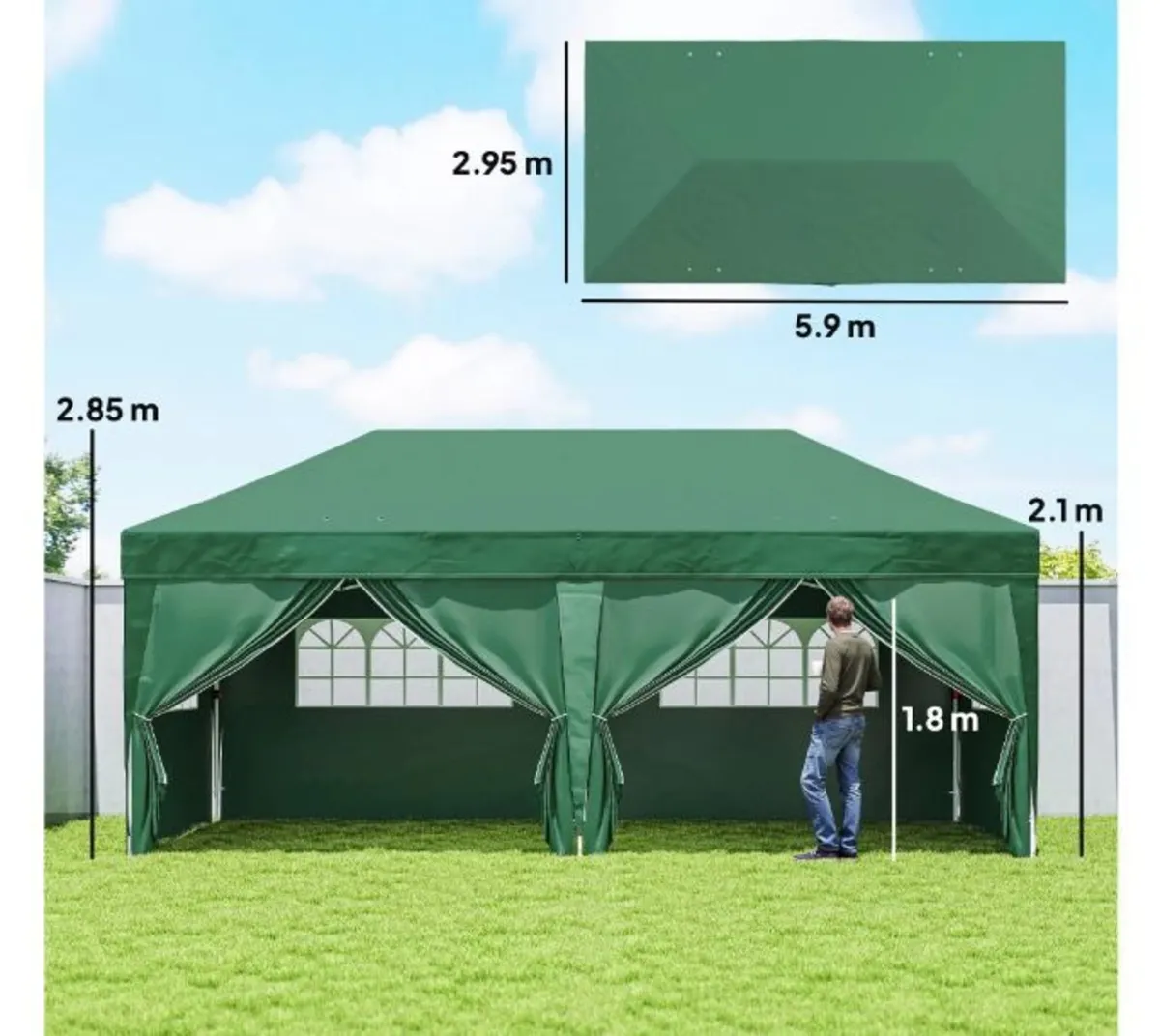3 x 6m Pop-Up Gazebo - Image 4