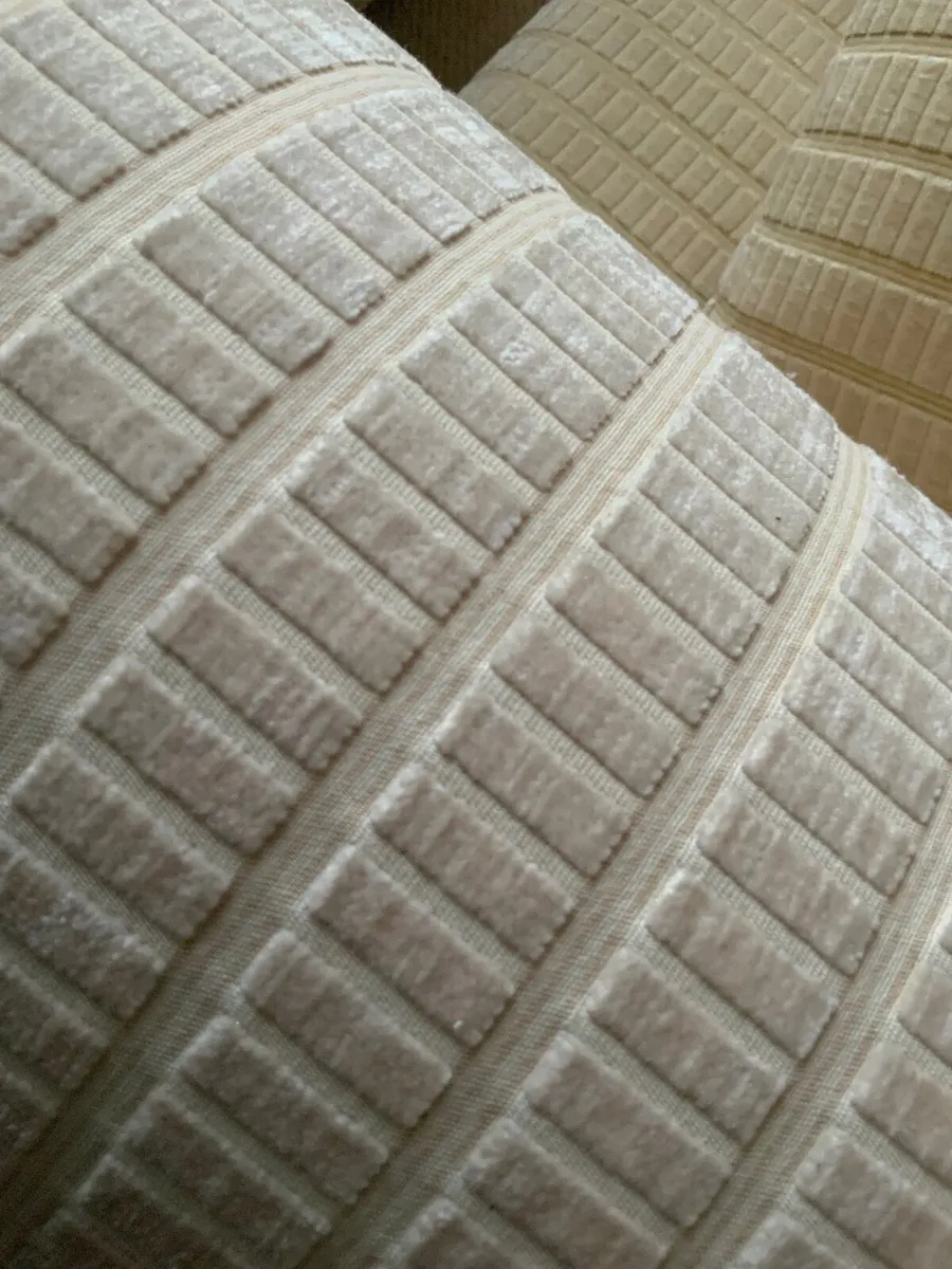 Large chair and matching footstool - Image 3