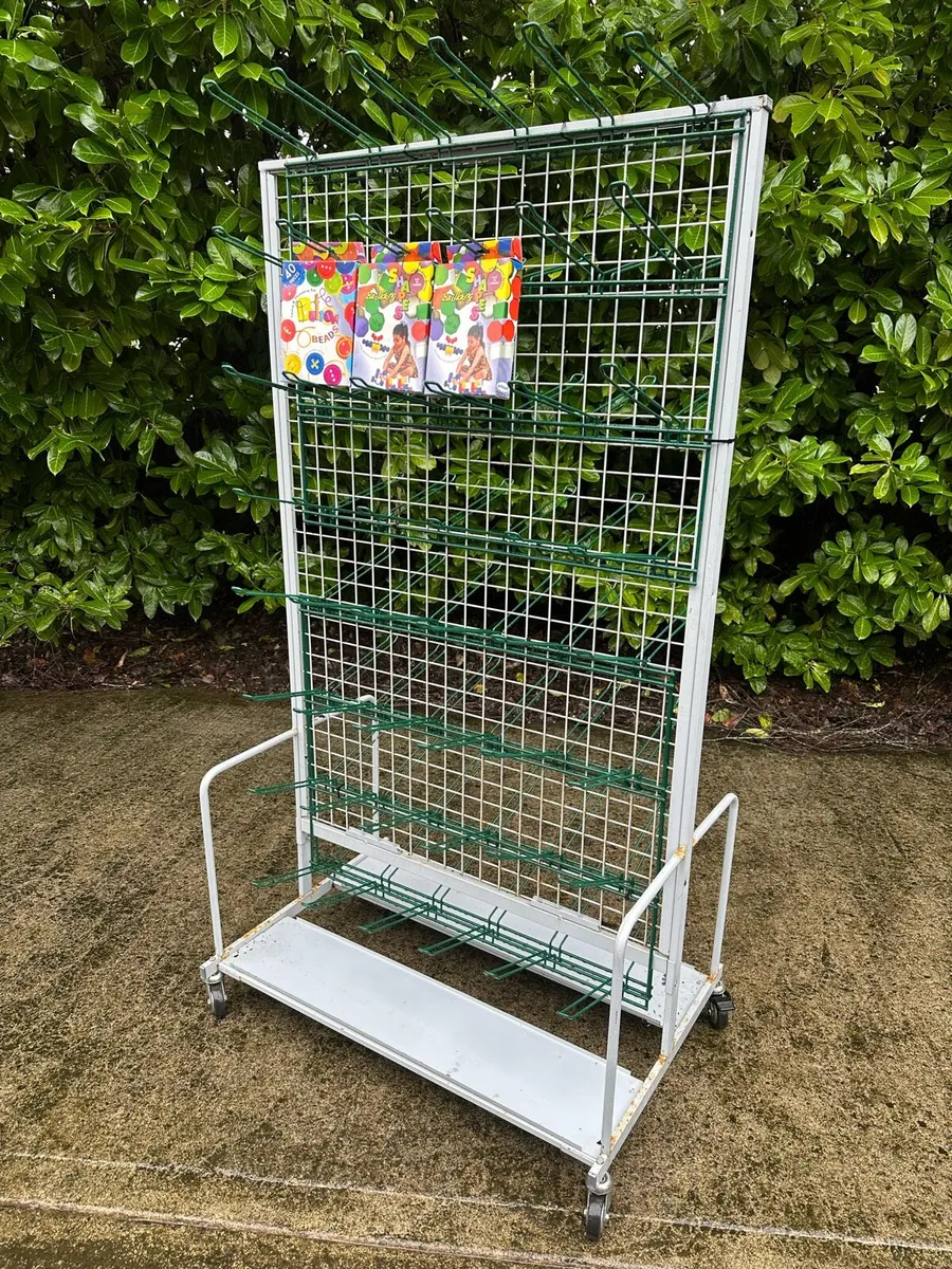 EXTRA LARGE DOUBLE SIDED SHOP DISPLAY STAND - Image 1