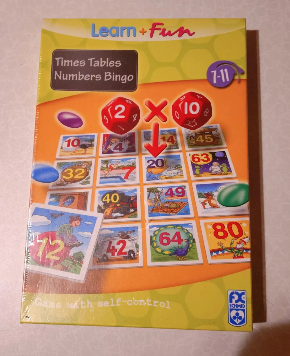 Learn & Fun (times Tables & No.s Bingo) New. - Image 1
