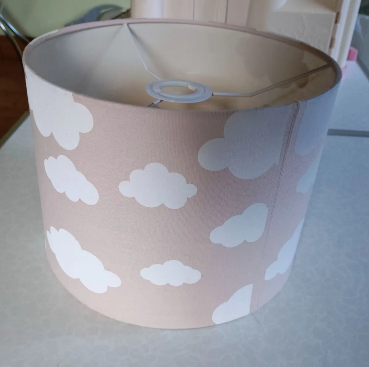 Lamp Shade (cloud Design) Good Condition. - Image 3