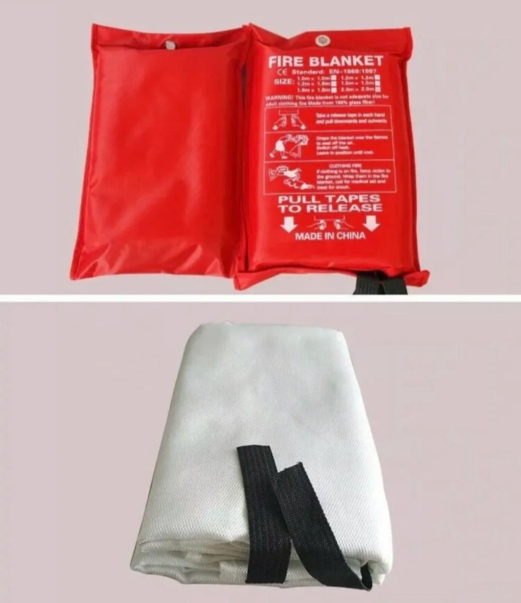 Fire Blanket 1m x1m Quick Release - Image 2