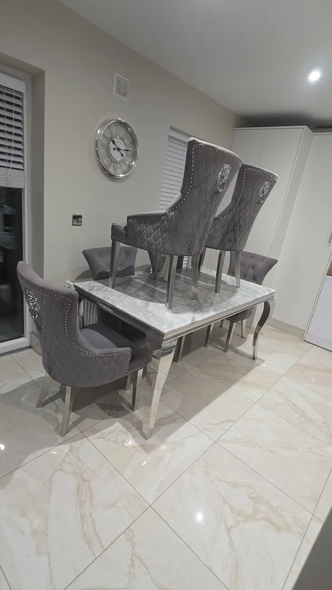 Kitchen Table And 6 Chairs - Image 2