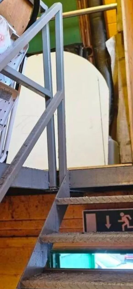 Steel fire escape stairs - Image 1