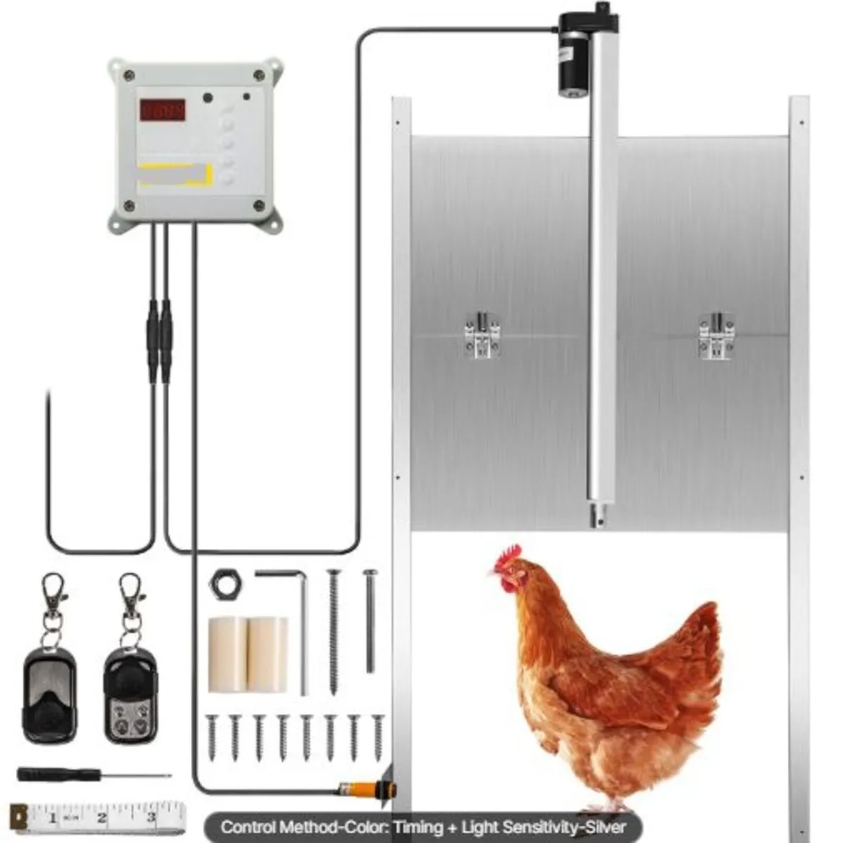 Automatic Chicken Coop Door, Timer and Light - Image 1