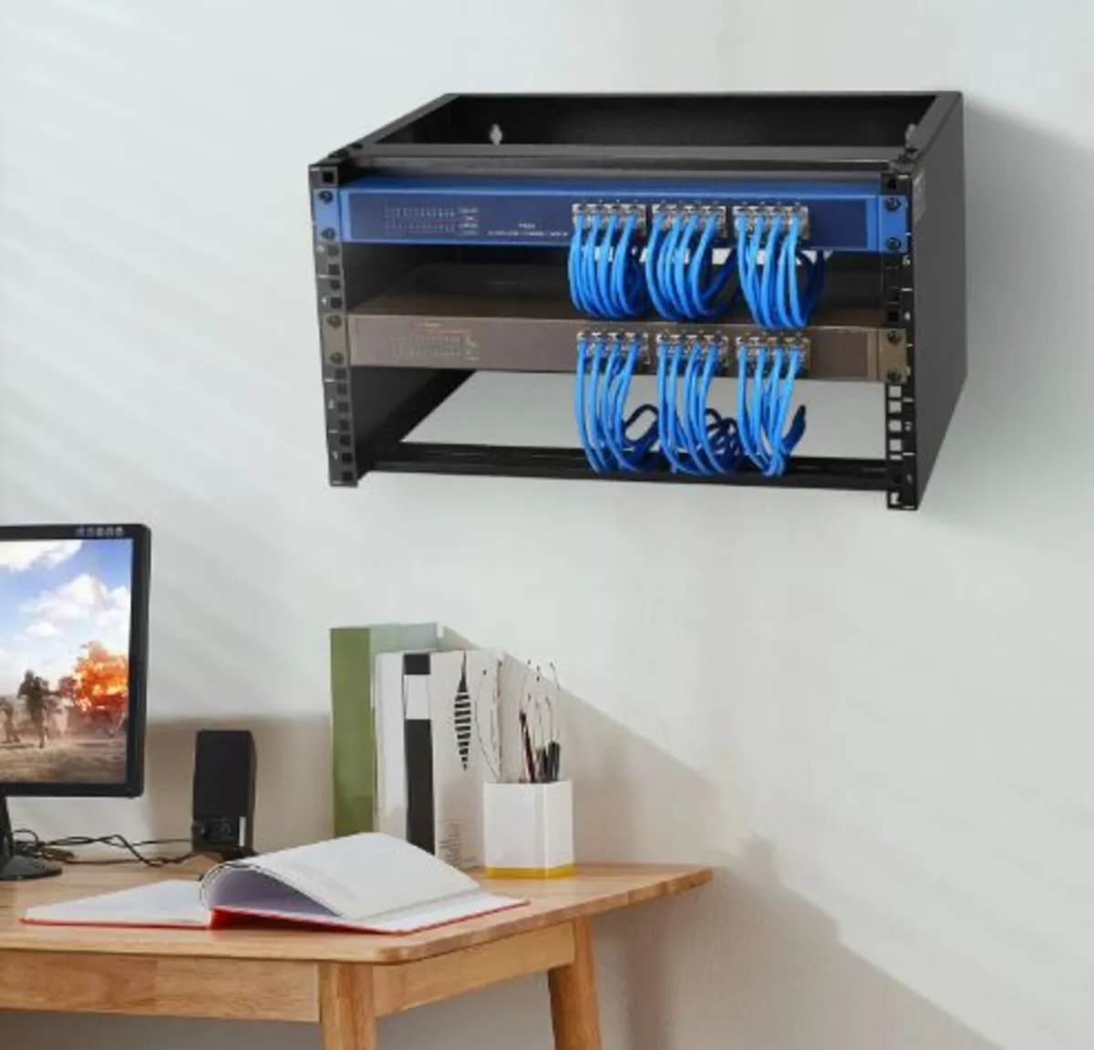 6U Wall Mount Network Rack 14 in/355.6 mm Depth - Image 3