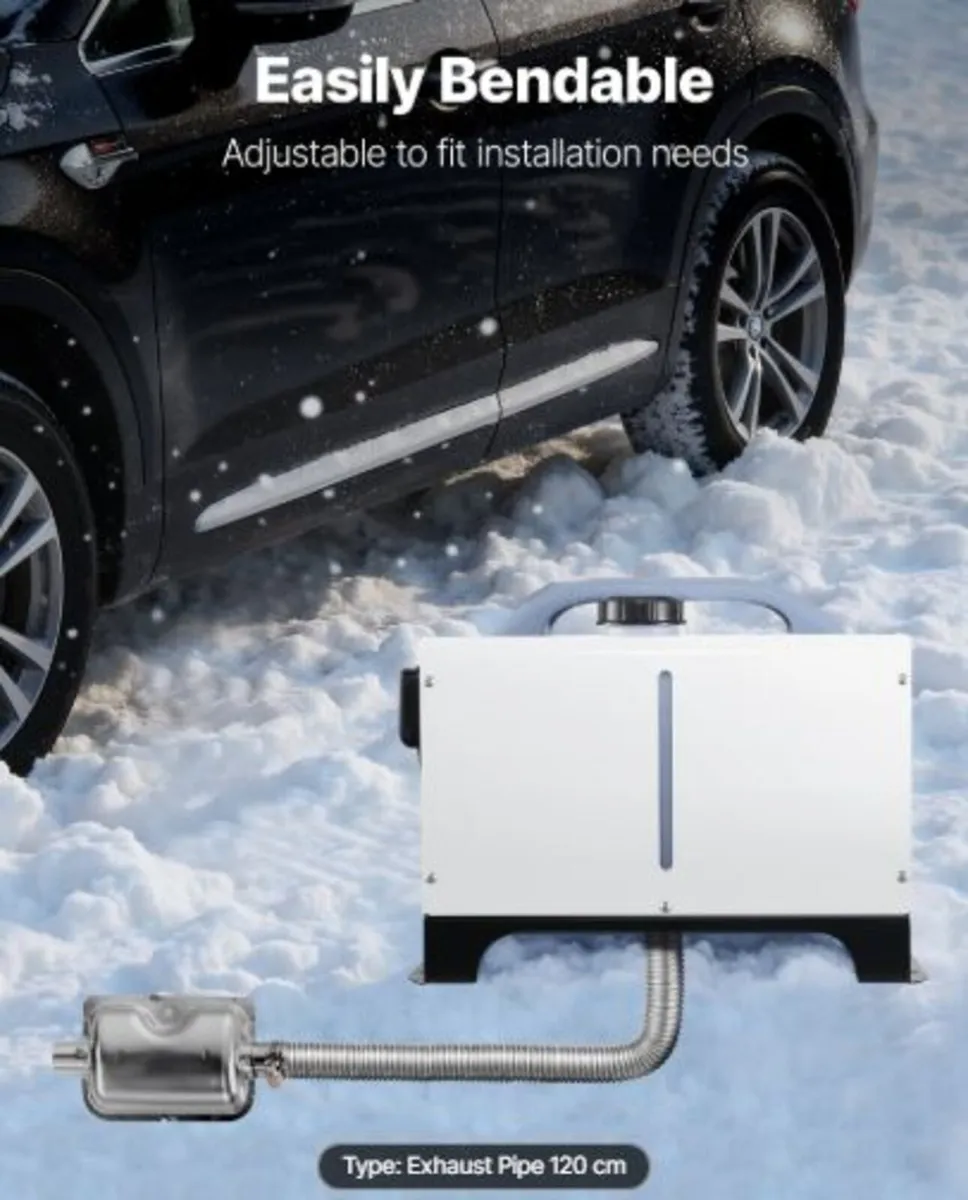 Exhaust Hose,1200mm Diesel Heater Flexible Exhaust - Image 3