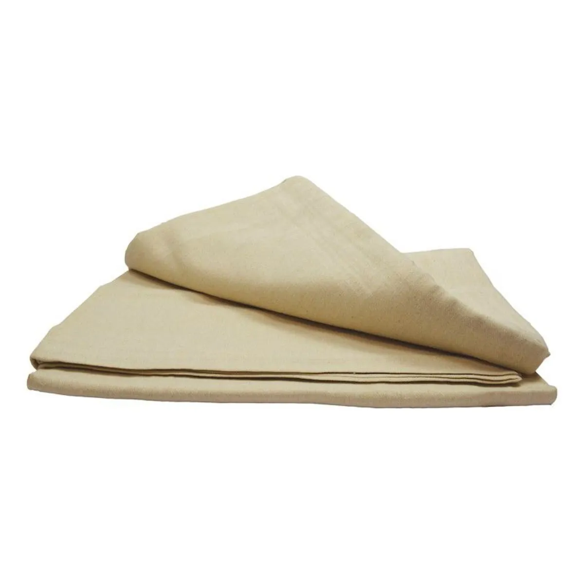Cotton calico dustsheet  2.7m x 3.5m (9ft x 12ft) - Image 4