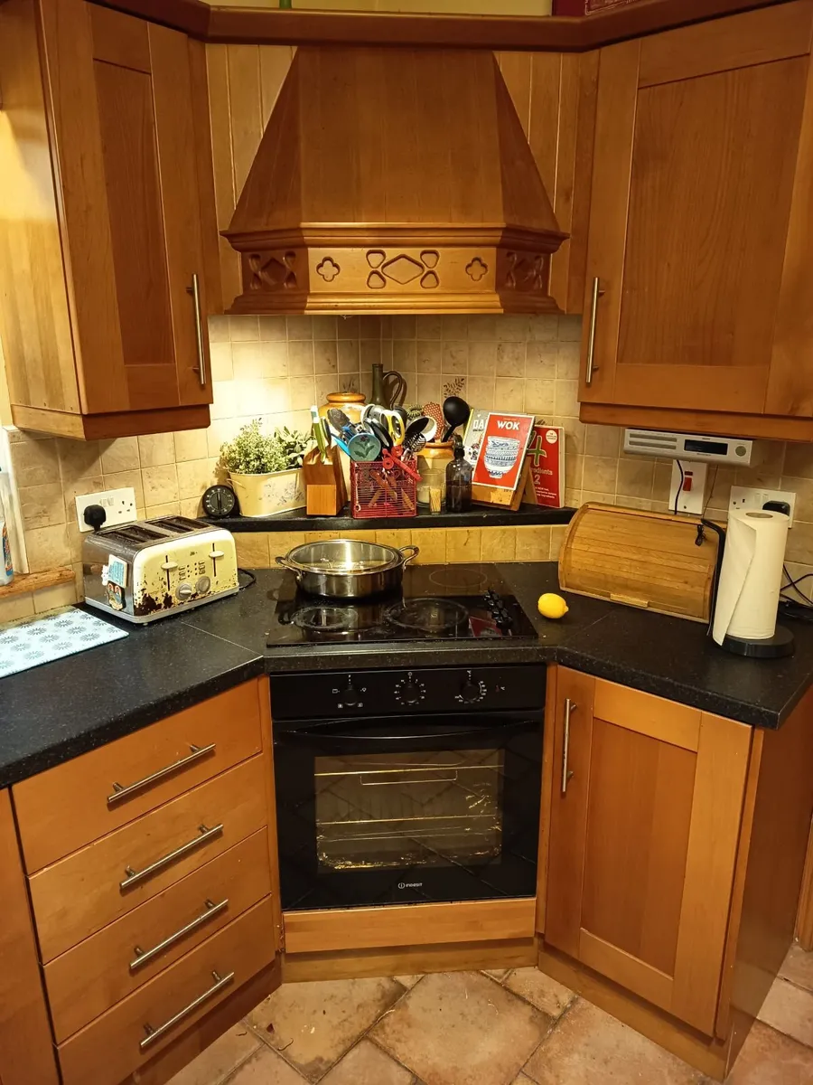 Solid cherrywood Kitchen and utility - Image 4