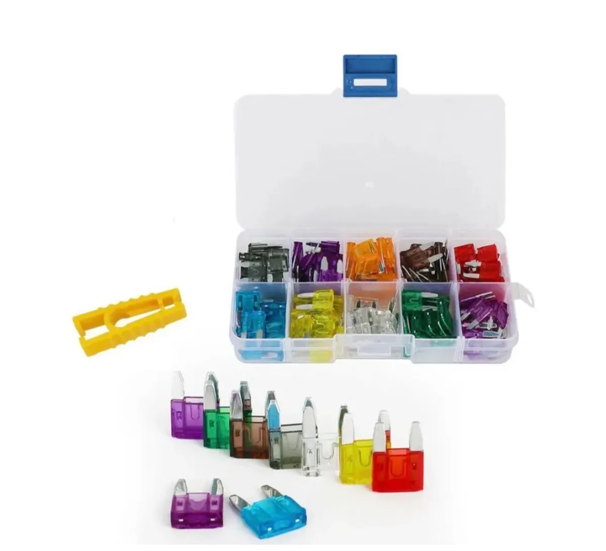 120Pcs Mini Blade Fuses Boxed Assorted NEW - Image 1