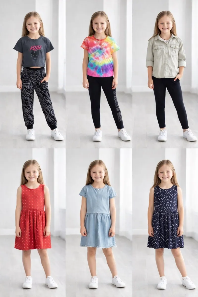 Girls Clothes Bundle - 8 Pieces & 3 FREE - 8-9yrs - Image 1