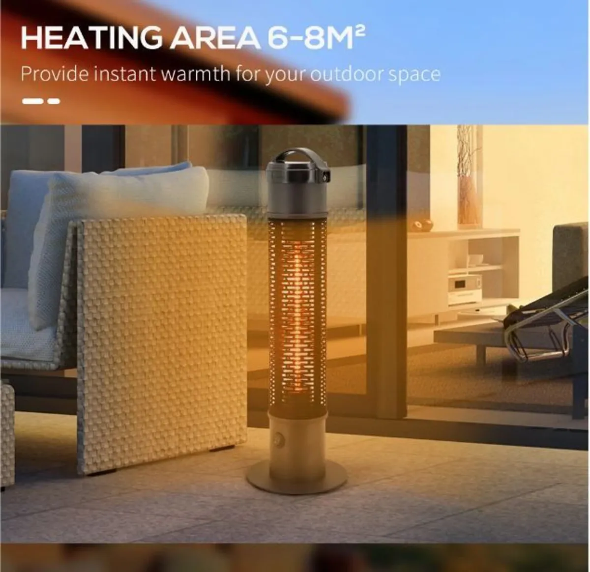 Table Top Infrared Outdoor Electric Heater - Image 4