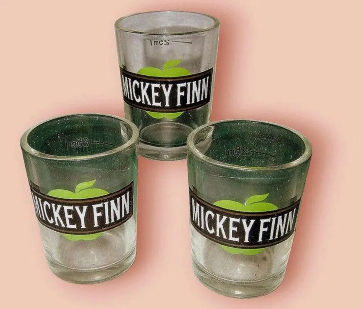 Trio Of Vintage 'Mickey Finn' Glasses - Image 2