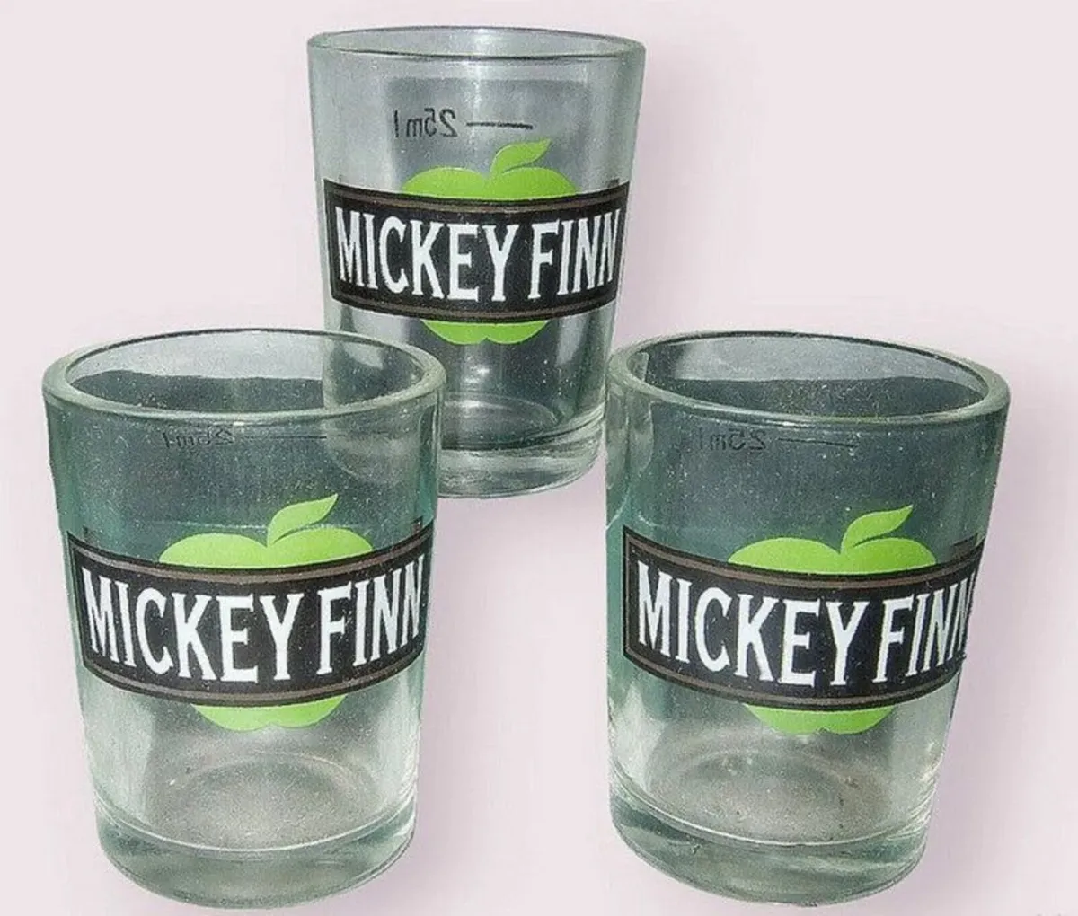 Trio Of Vintage 'Mickey Finn' Glasses - Image 3
