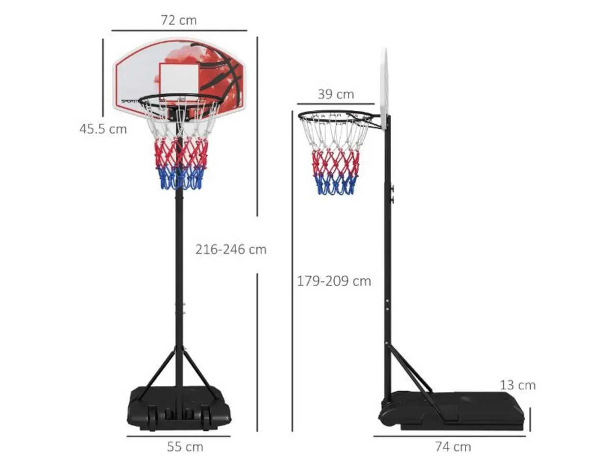 Adjustable Basketball Stand Net System - Image 4
