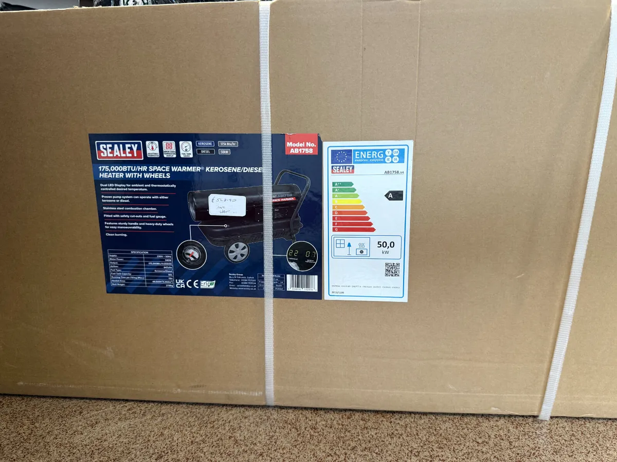 Sealey 175,000 BTU/hr Space Warmer - Image 2