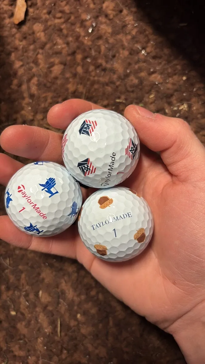 3 Taylormade (Limited Edition) Golf Balls