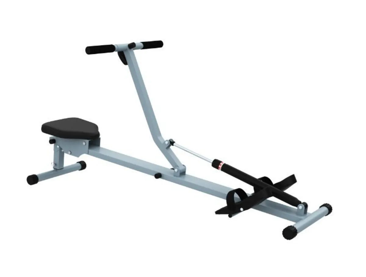 Rowing Machine Cardio Rower Workout Fitness Body - Image 1