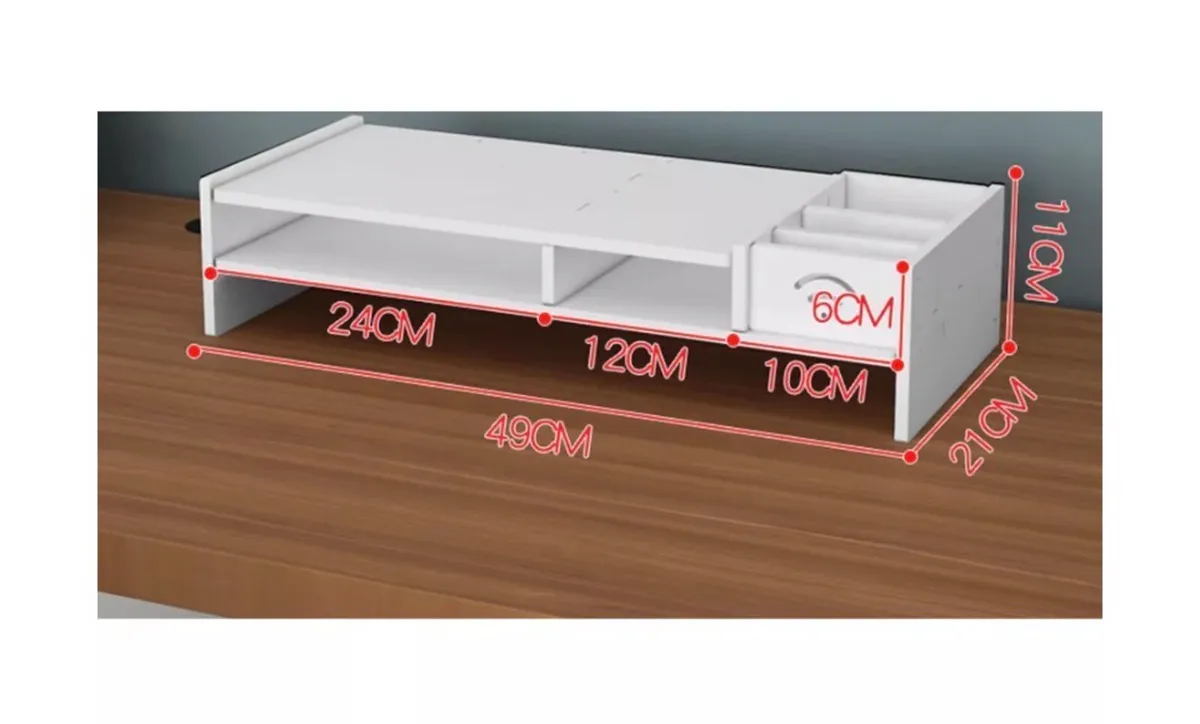 2 Tier Computer Desktop Laptop Riser NEW - Image 2