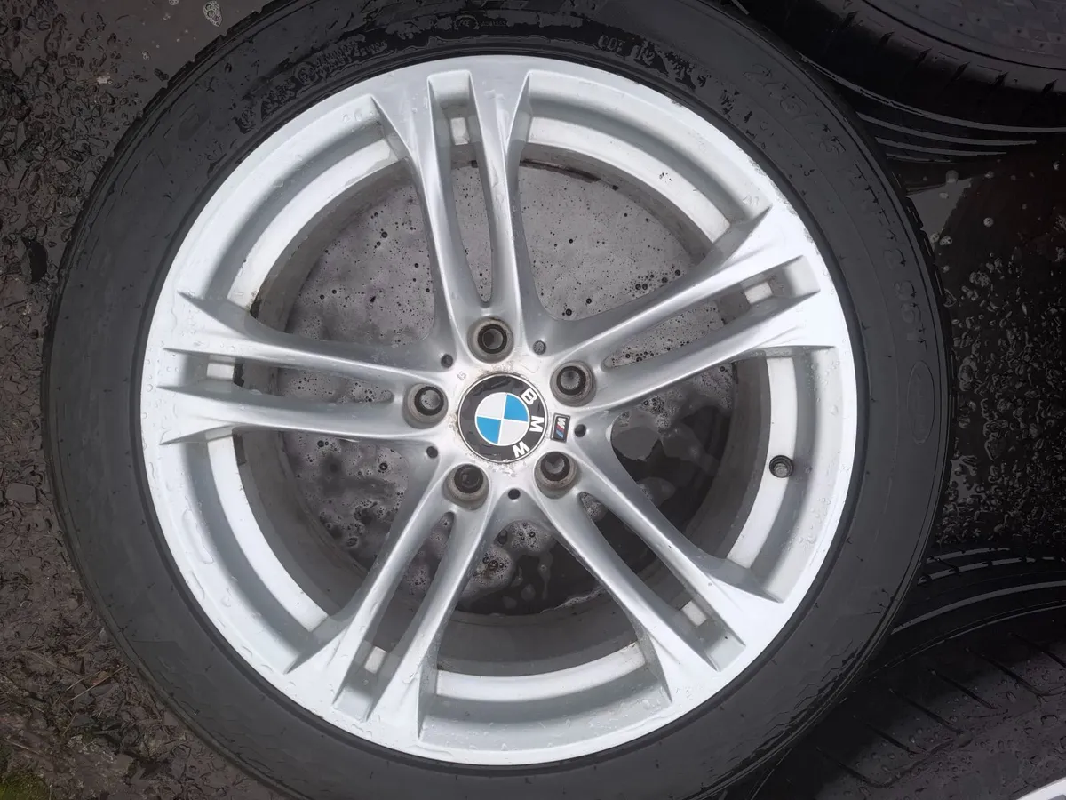 18" Genuine Bmw 5 Series F10 M Sport Alloys with t - Image 4