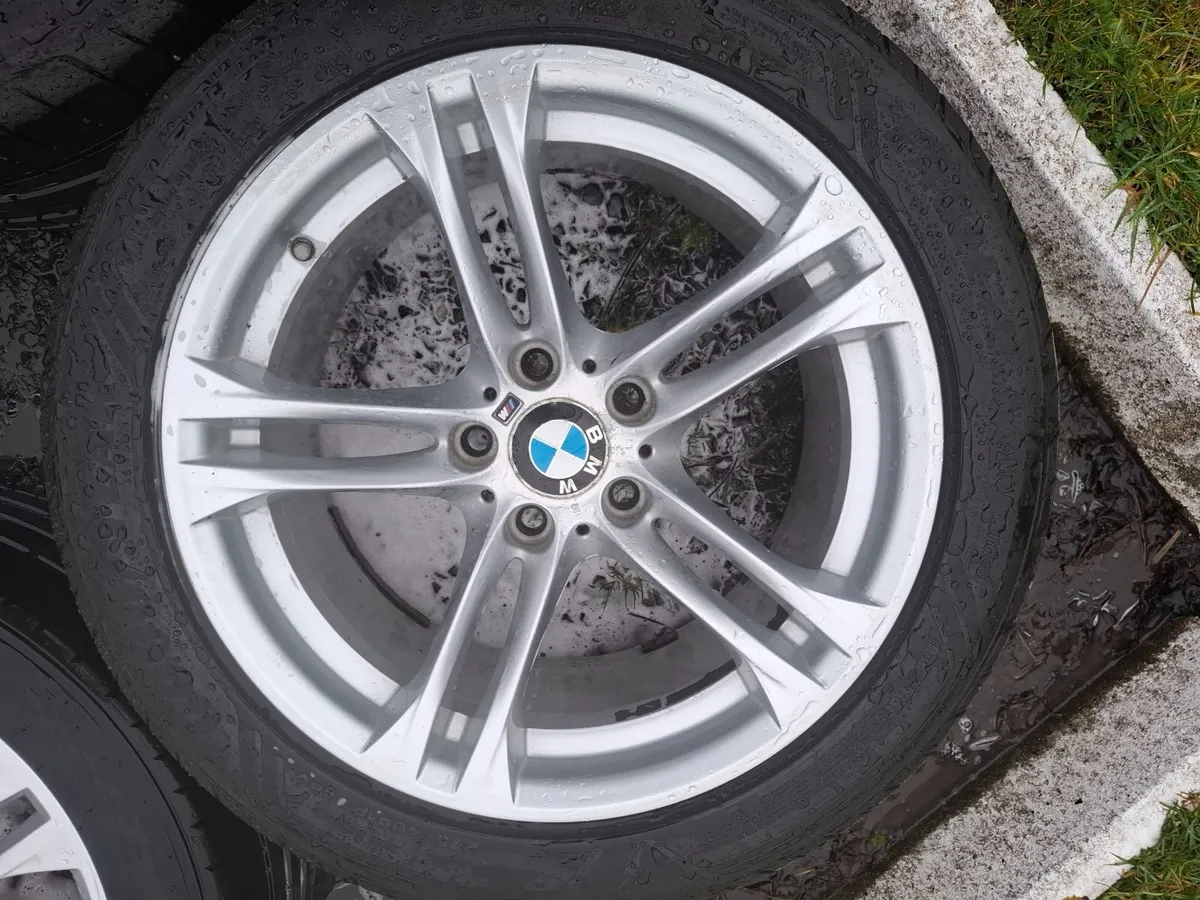 18" Genuine Bmw 5 Series F10 M Sport Alloys with t - Image 3