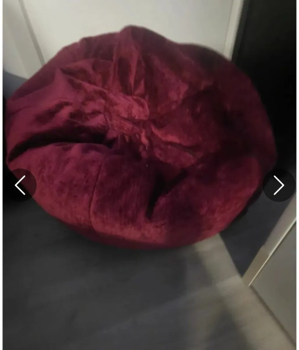 Quality Velour Beanbag 1month old - Image 2