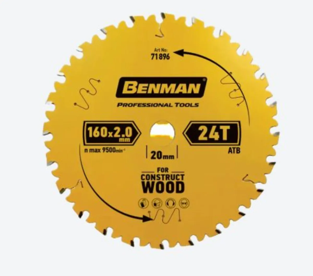 Benman 71986 Circular Saw Blade 184 X 2.0 mm 24t