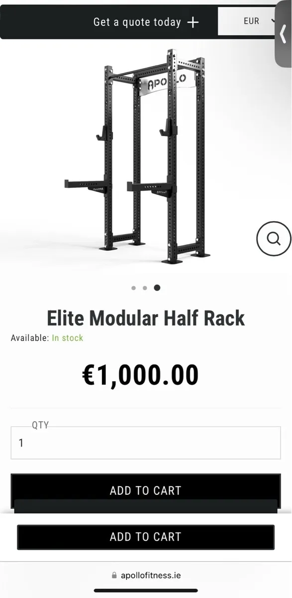 Apollo half rack - Image 2