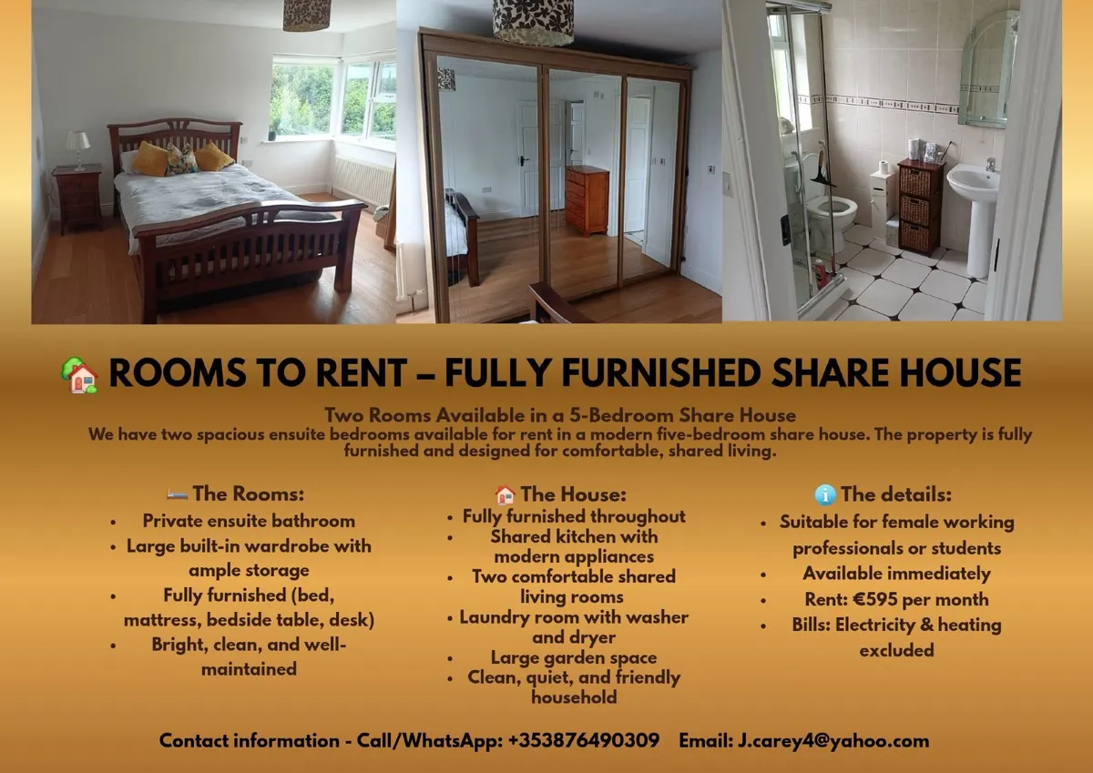 Rooms to rent - Image 1