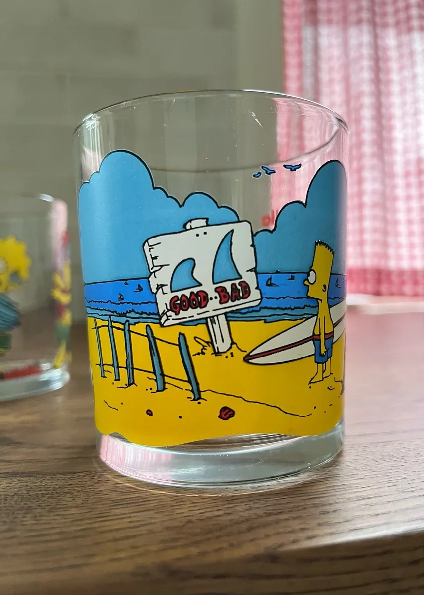 Vintage Simpsons Glasses Set (2000) - Image 4