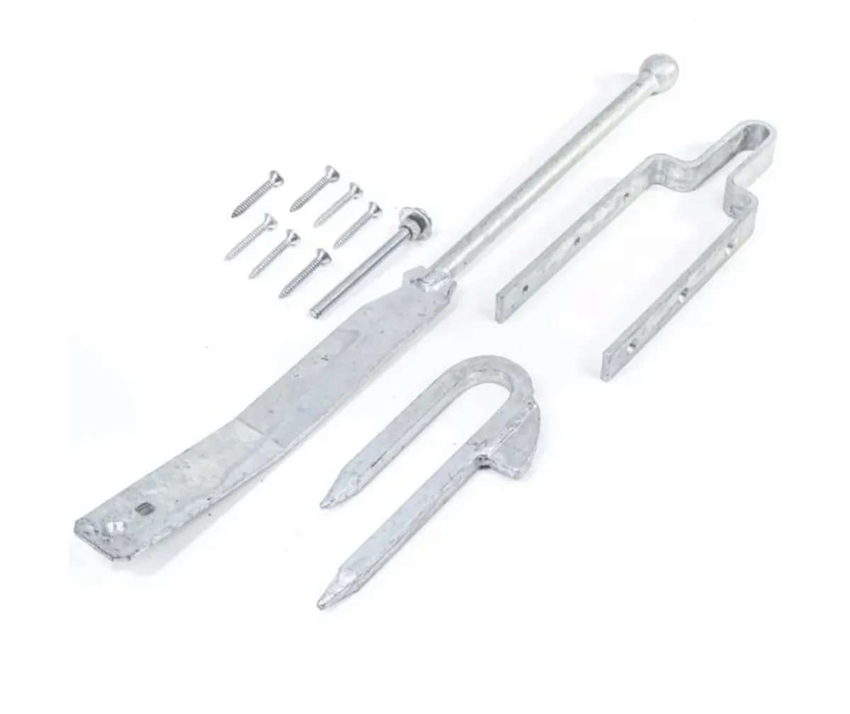 Field Gate Spring Latch Set Galvanised NEW - Image 2
