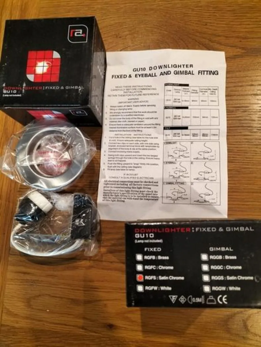 Joblot of Recessed Ceiling Lights X18 Downlights - Image 3