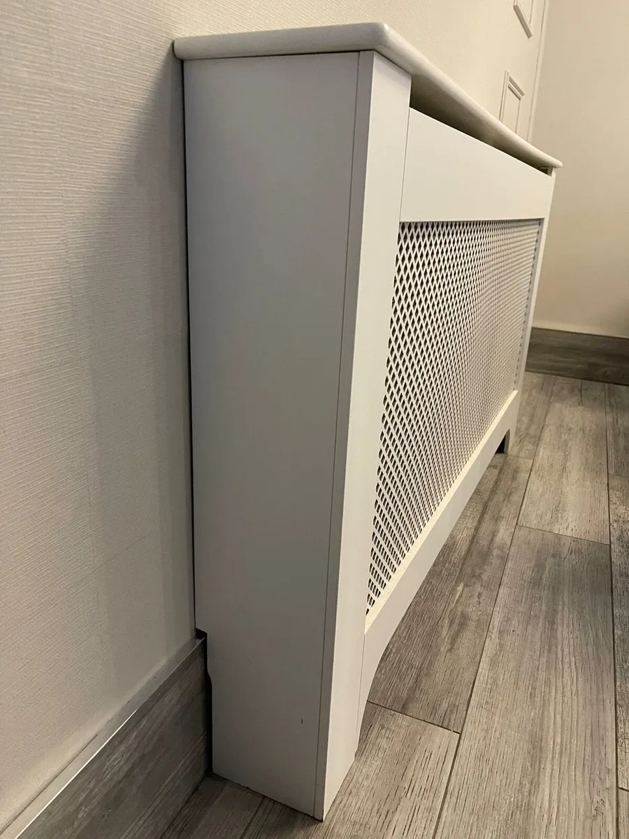 2* White Radiator Cover - Image 2