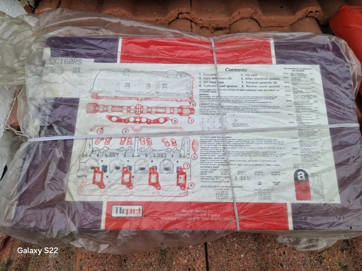 The moprod camshaft kit range.New type. - Image 1