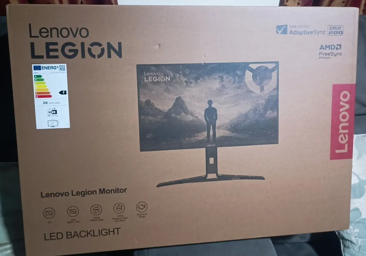 Lenovo Legion Gen 2 27" 2K IPS 0.5ms 200Hz Gaming - Image 1