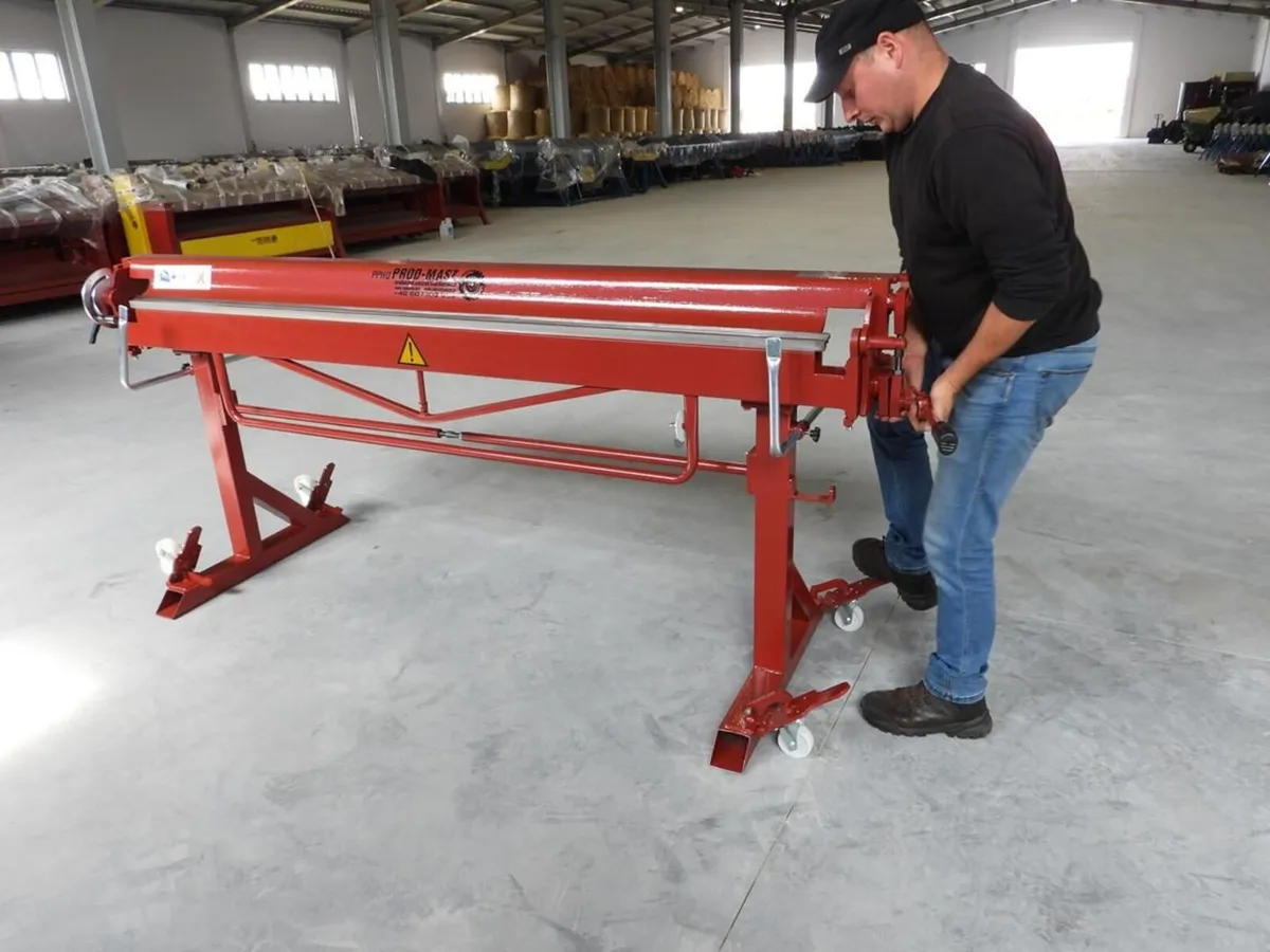 Portable sheet metal folder RED LIGHT 2m 160* - Image 3