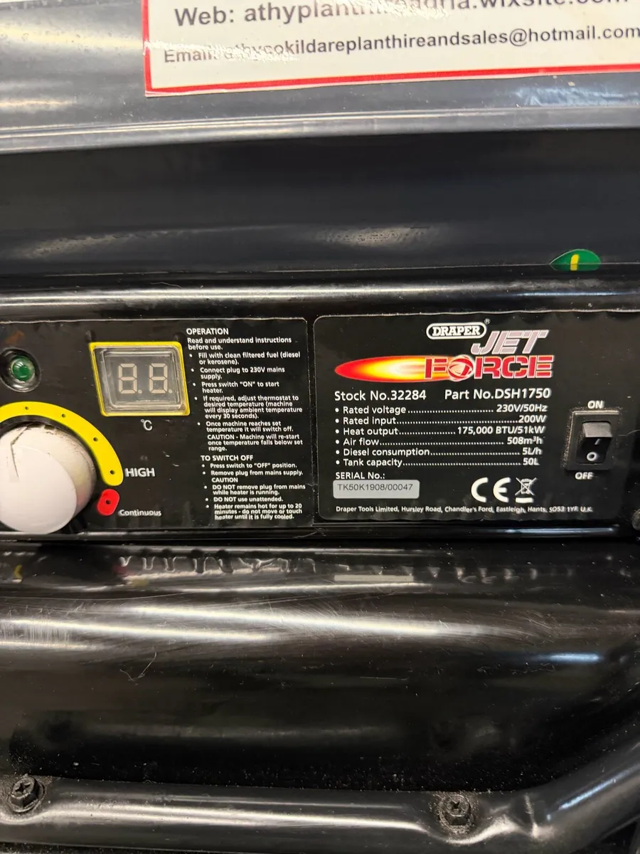 Jet force diesel heater - Image 2