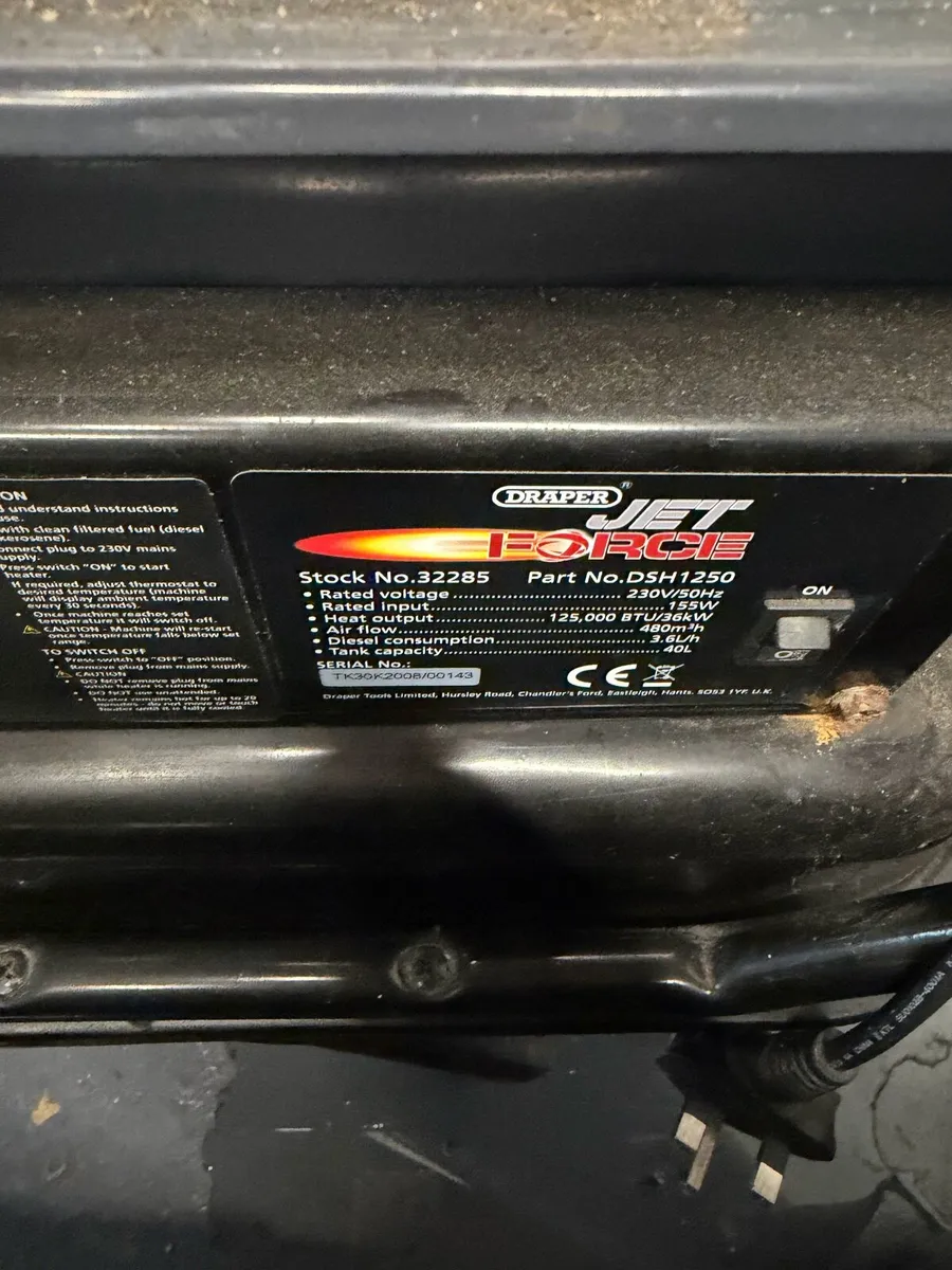 Jet force diesel heater - Image 3