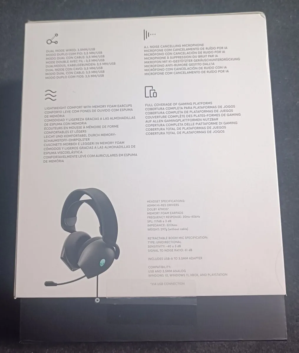 Alienware AW520H Wired Gaming Headset Dolby Atmos - Image 2