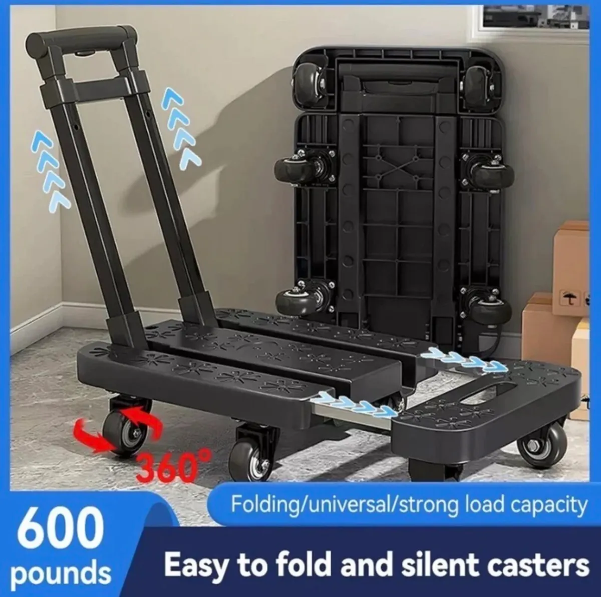 Heavy Duty Sack Trolley Folding Hand Cart NEW - Image 2