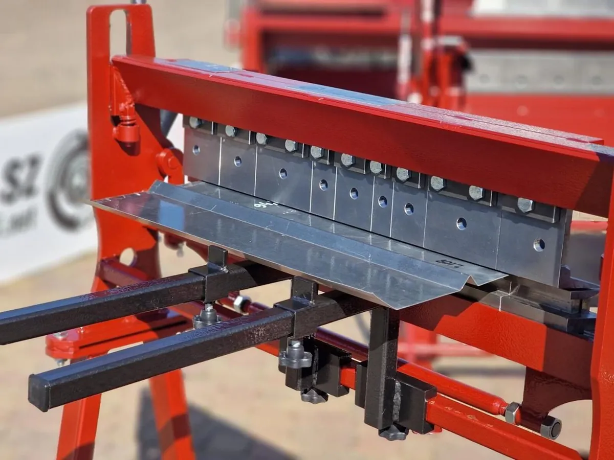 Segmented sheet metal folder 650mm box and pan - Image 2